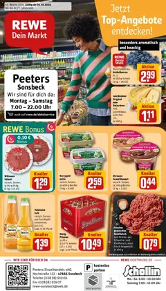 Rewe Prospekt Sonsbeck ab 05.10.2026 gültig
