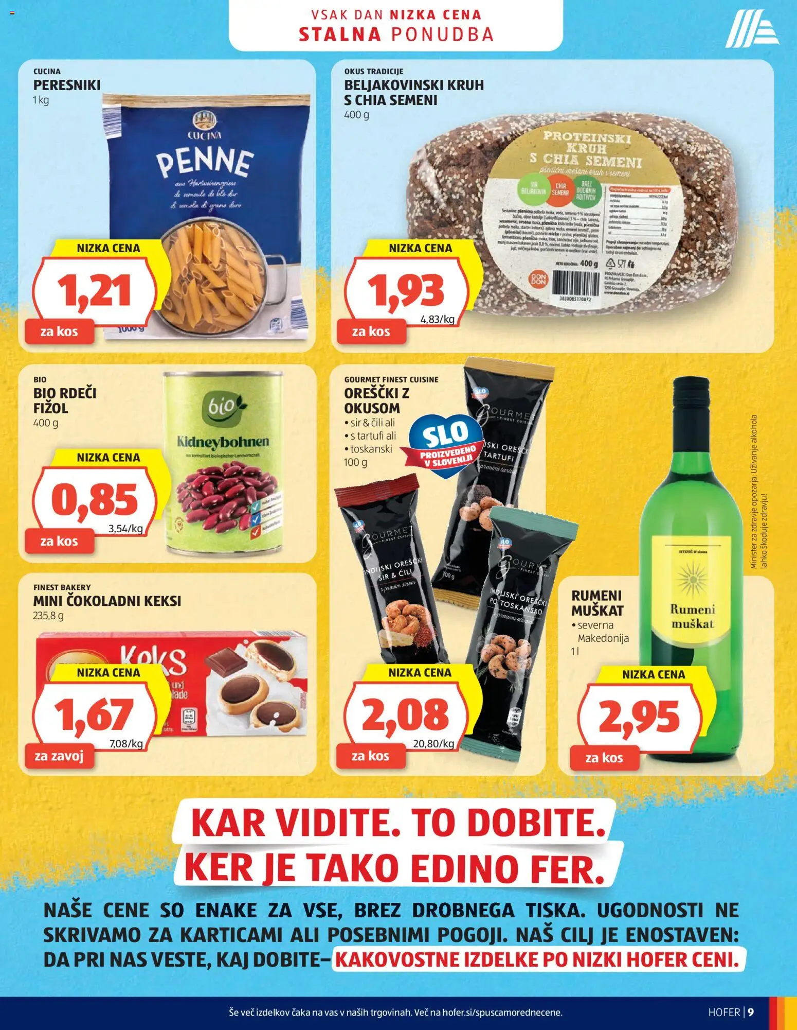 Novi Hofer katalog ponudbe – veljaven od 07.10.2026 | Stran: 9