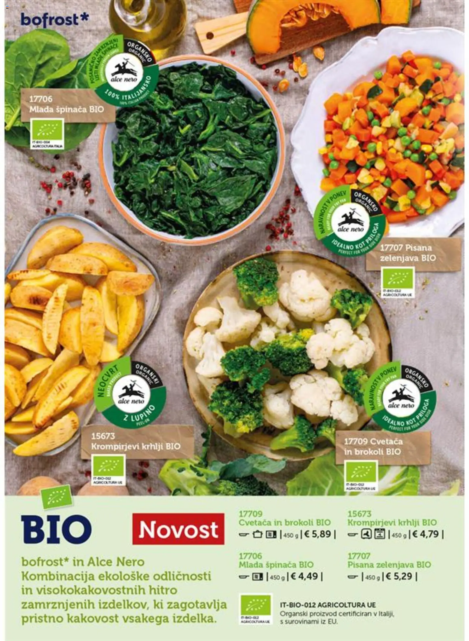Novi Bofrost katalog ponudbe – veljaven od 01.07.2026 | Stran: 52 | Izdelki: Zelenjava