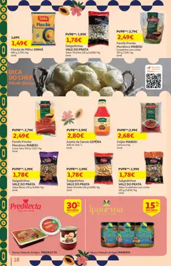 Pré-visualização Auchan - Férias de Verão - Tempos Livres válido de 07/07/2026 | Página: 18 | Produtos: Pão de queijo, Pimenta, Queijo, Carne seca