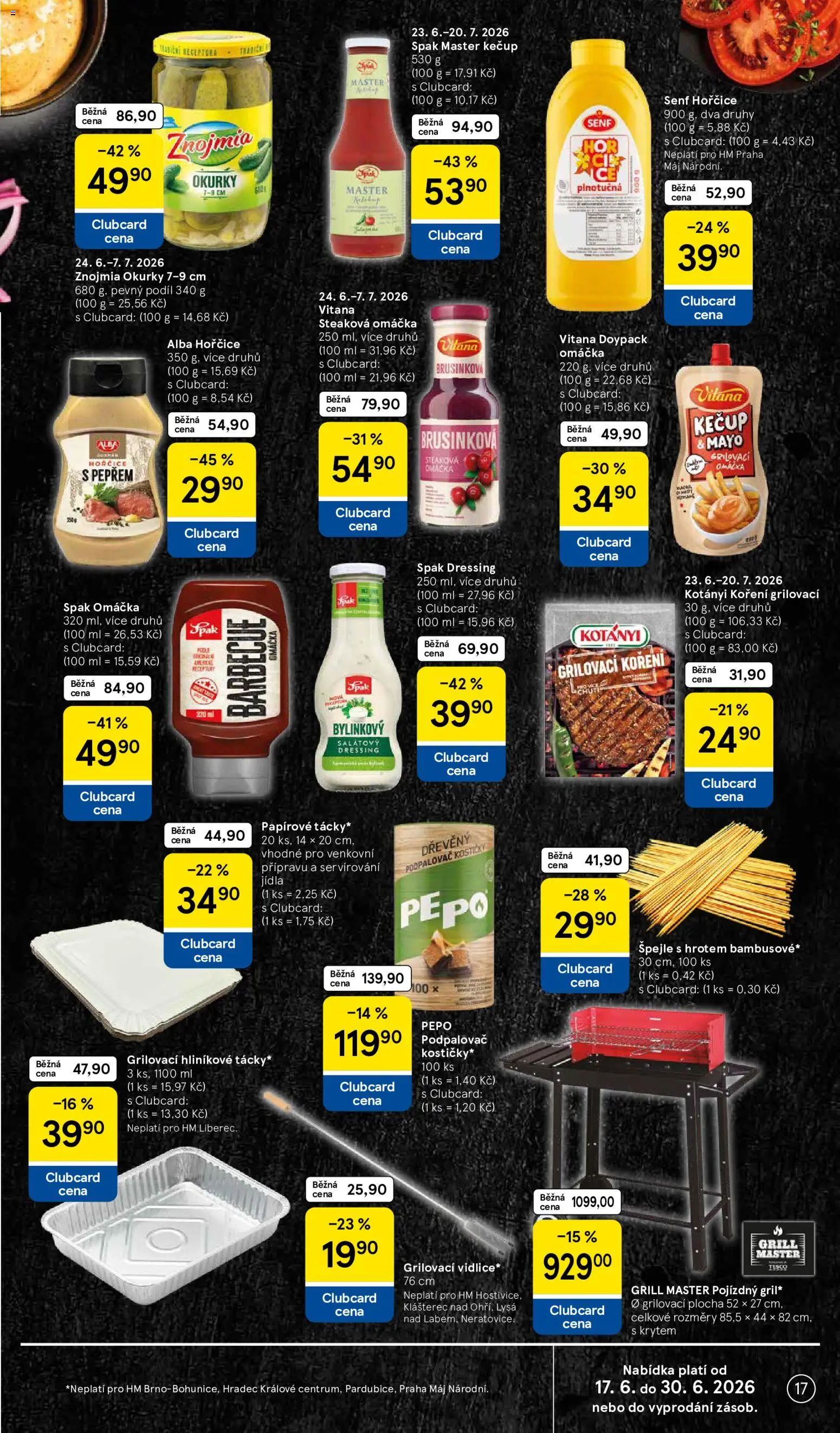 Tesco leták - Hypermarket od 24.06.2026 | Strana: 17