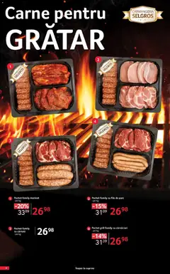 Ofertele Selgros valabile de la 17.04.2026 | Pagină: 4 | Produse: Grill, Grătar, Cârnați