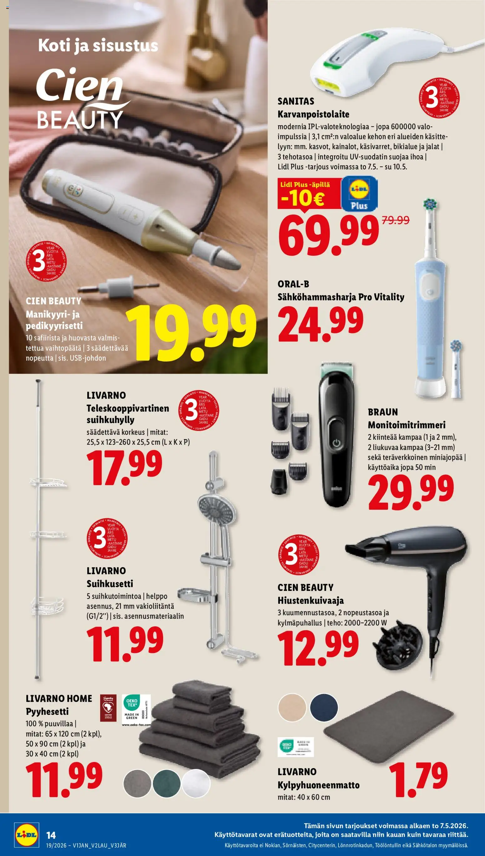 Lidl tarjoukset – voimassa 07.05.2026 alkaen | Sivu: 18