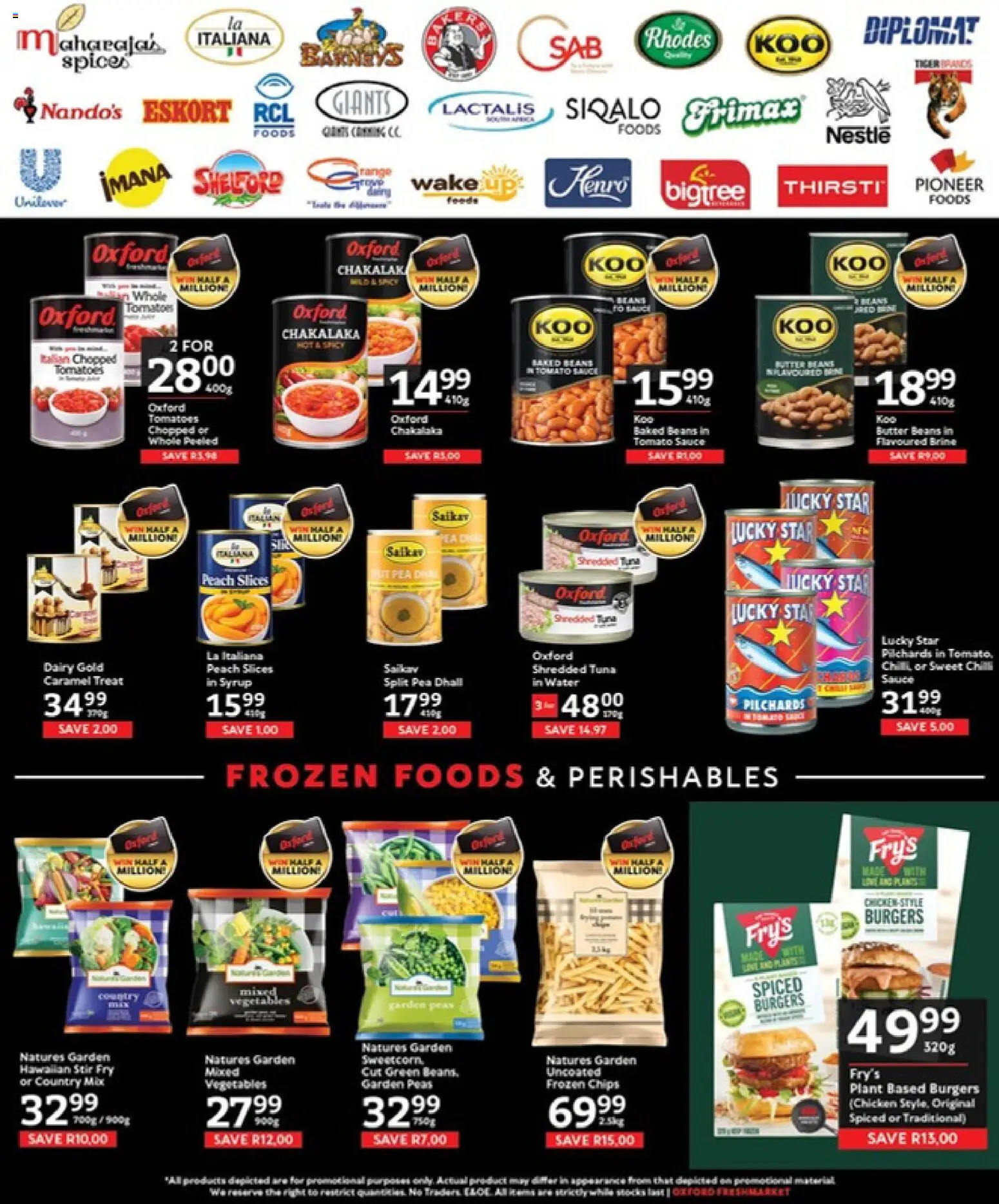 New Oxford Freshmarket catalogue – valid from 21/10/2026 | Page: 7 | Products: Pilchards, Water, Vegetables, Caramel