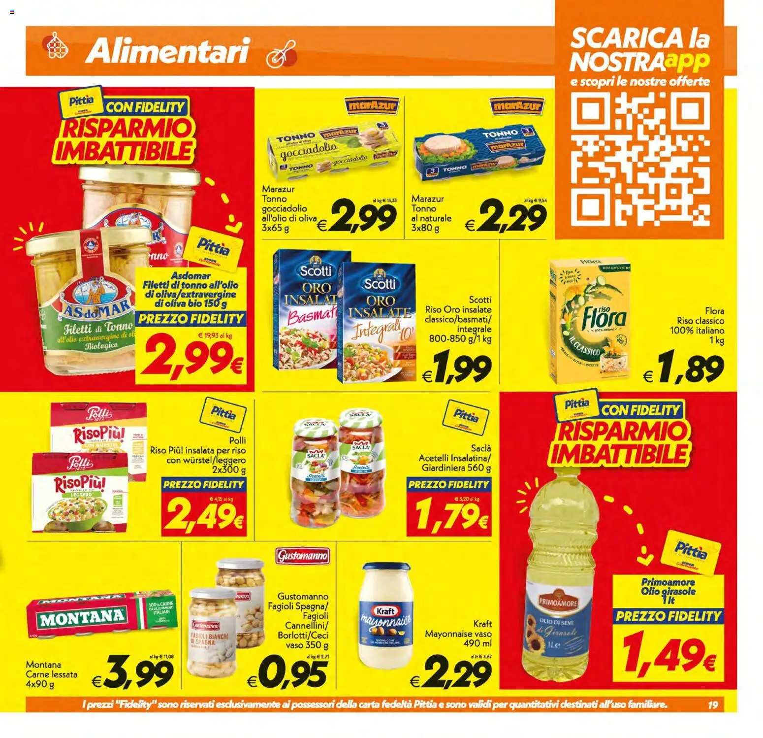 Volantino SuperConveniente del 31/07/2026 | Pagina: 19 | Prodotti: Insalata, Fagioli, Tonno, Vaso