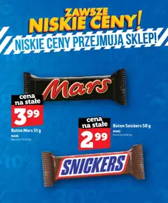 Pogląd oferty "Topaz gazetka - Zawsze Niskie Ceny" - ważna od 01.07.2026 | Strona: 46 | Produkty: Snickers, Baton, Baton Mars