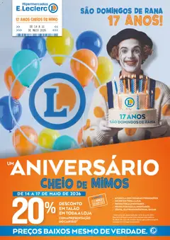 Pré-visualização E.Leclerc Aniversário São Domingos de Rana válido de 14.05.2026