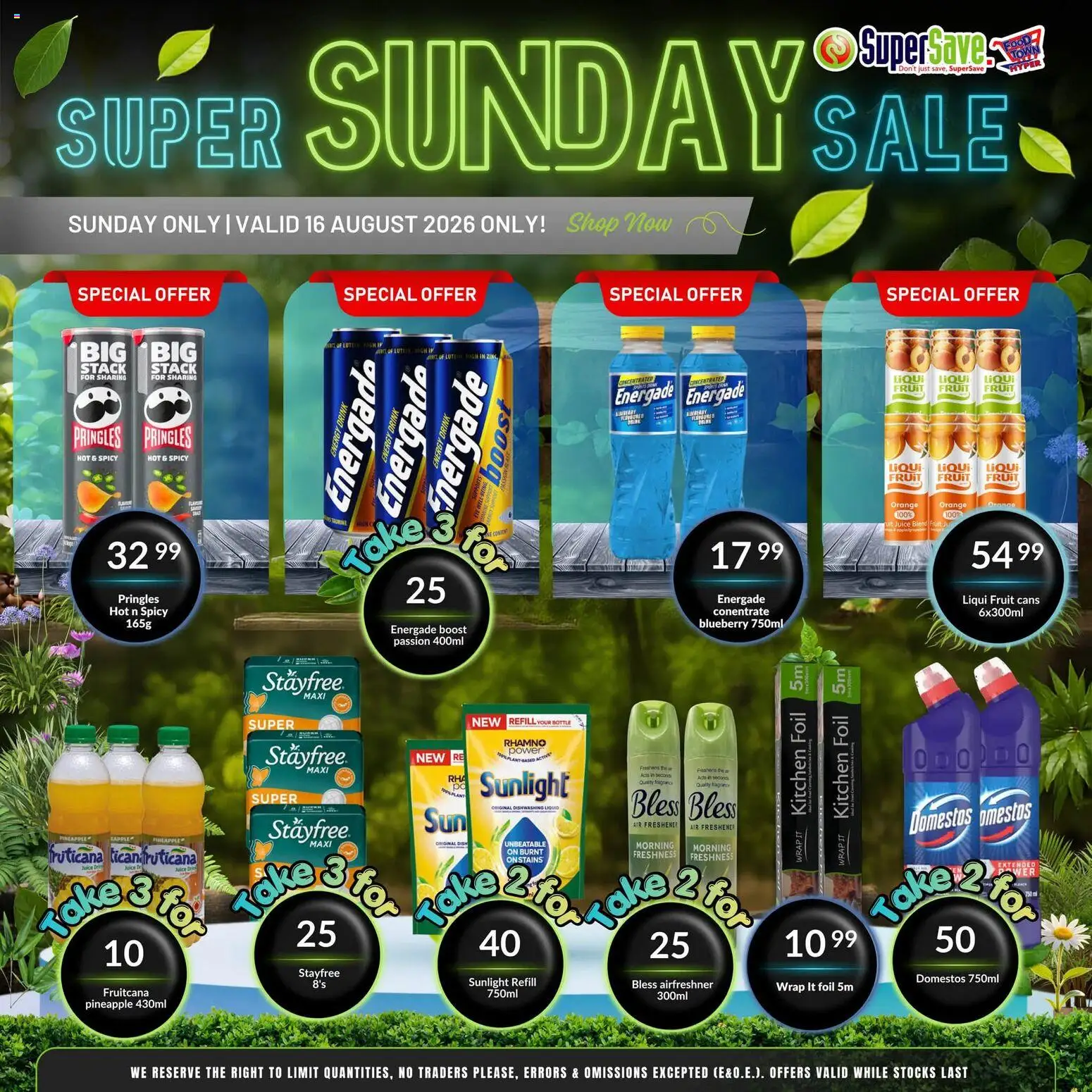 New Super Save catalogue – valid from 16/08/2026 | Page: 6 | Products: Air freshener, Pineapple, Fruit, Dishwashing liquid
