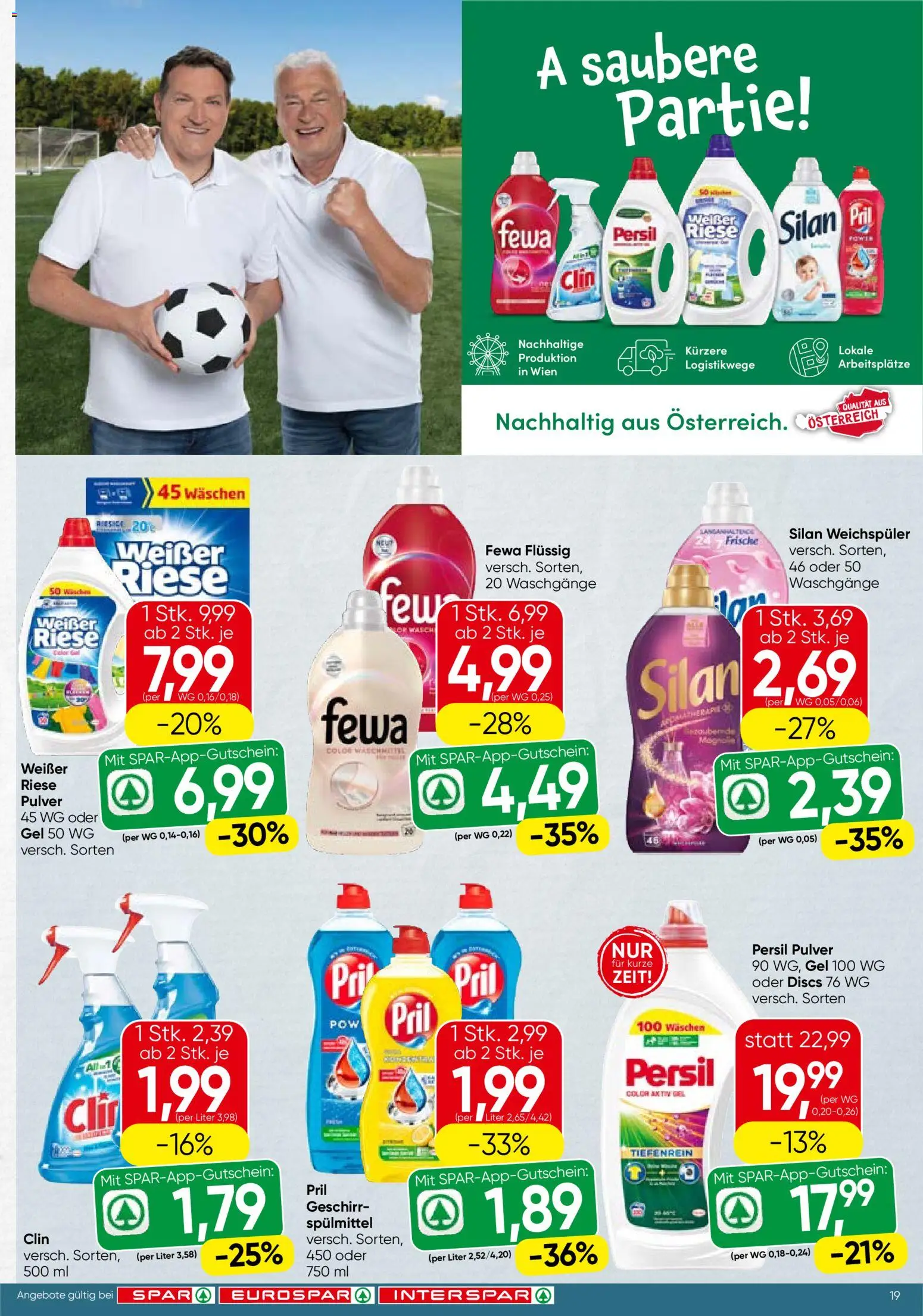 Spar Flugblatt - Burgenland gültig ab 18.06.2026 | Seite: 19 | Produkte: Weichspüler