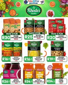 Take n Pay specials catalogue – valid from 03/08/2026 | Page: 13 | Products: Baked beans, Tomato sauce, Cream, Sauce