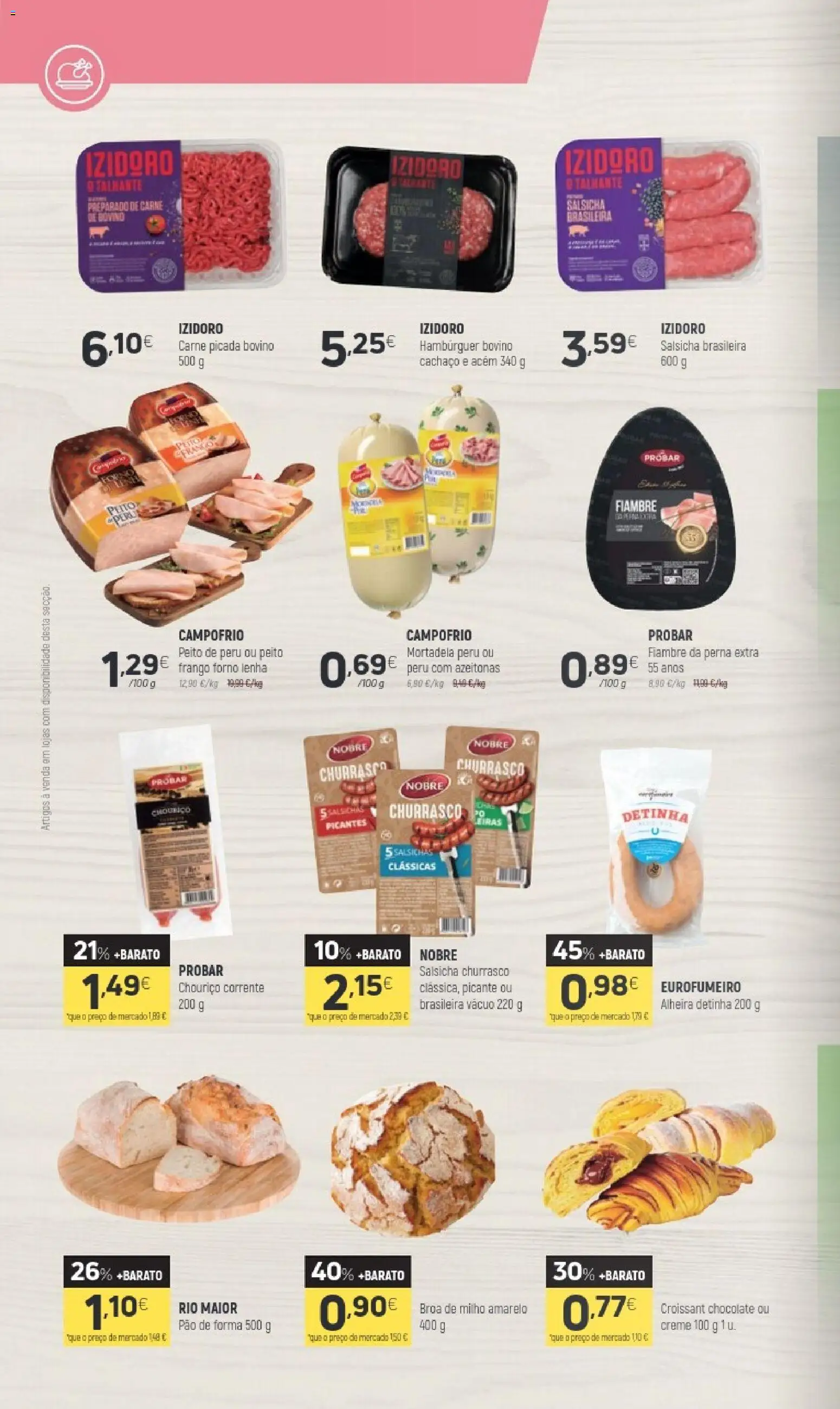 Coviran folheto │ válido de 21.04.2026 | Página: 2 | Produtos: Mortadela, Pão de forma, Azeitonas, Chocolate