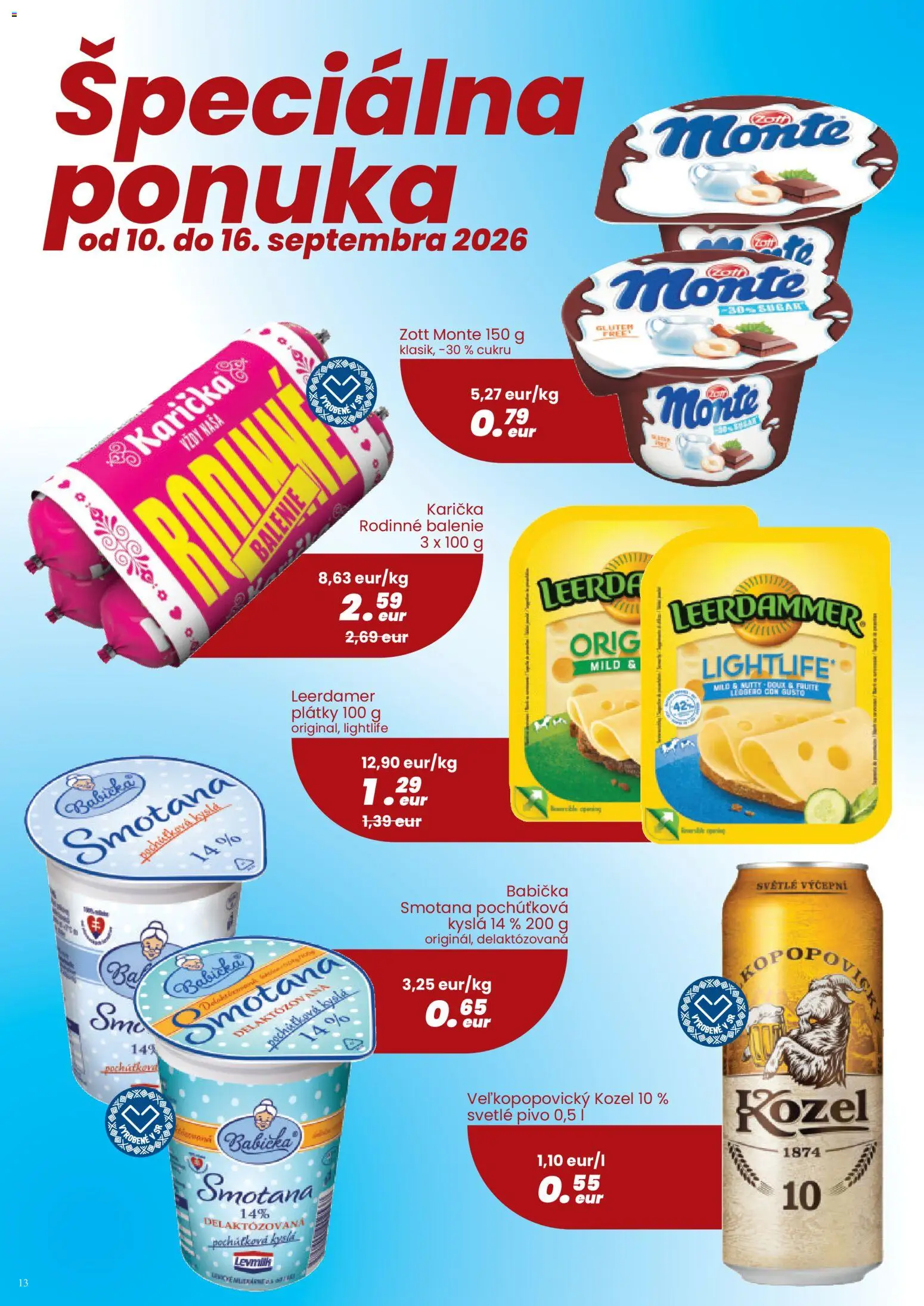 Nové Nitrazdroj akcie – leták je platný od 03.09.2026 | Strana: 13