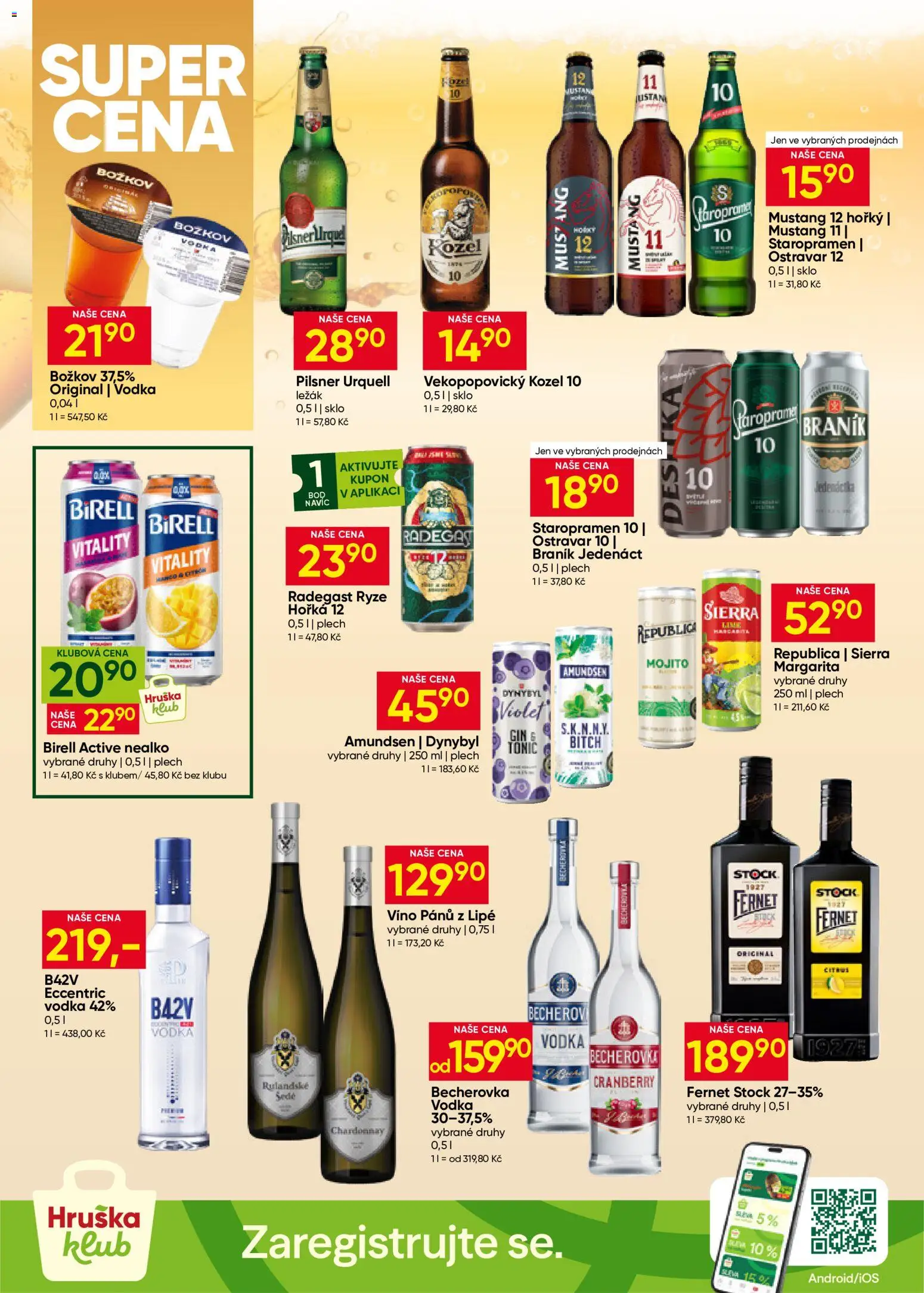 Hruška leták od 14.10.2026 | Strana: 10 | Produkty: Plech, Mojito, Braník, Pilsner Urquell