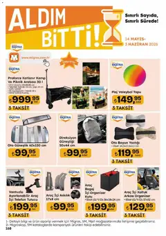 14.05.2026 tarihinden itibaren geçerli olan Migros kataloğu önizlemesi | Sayfa: 168 | Ürünler: Iskelet, Koltuk, Kutu, Telefon