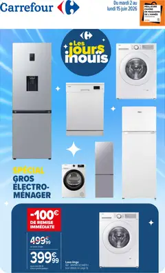 Carrefour - Prévisualisation de Carrefour Spécial gros électro-ménager valide à partir de 02.06.2026