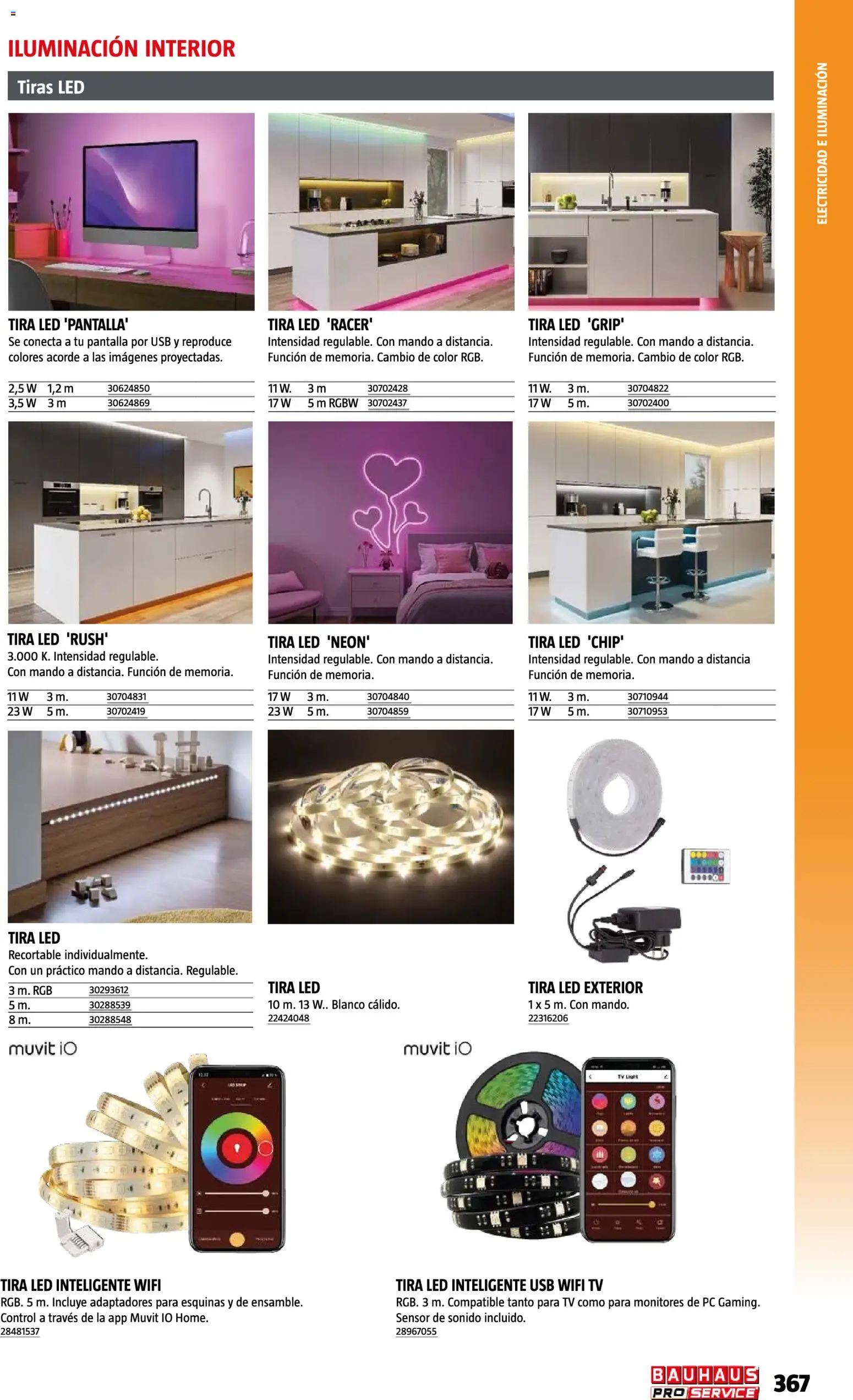 Bauhaus ProService │ válido desde el 11/05/2026 | Página: 367 | Productos: PC, USB, Iluminación