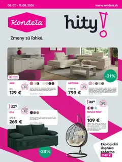 Kondela leták platný od 08.07.2026