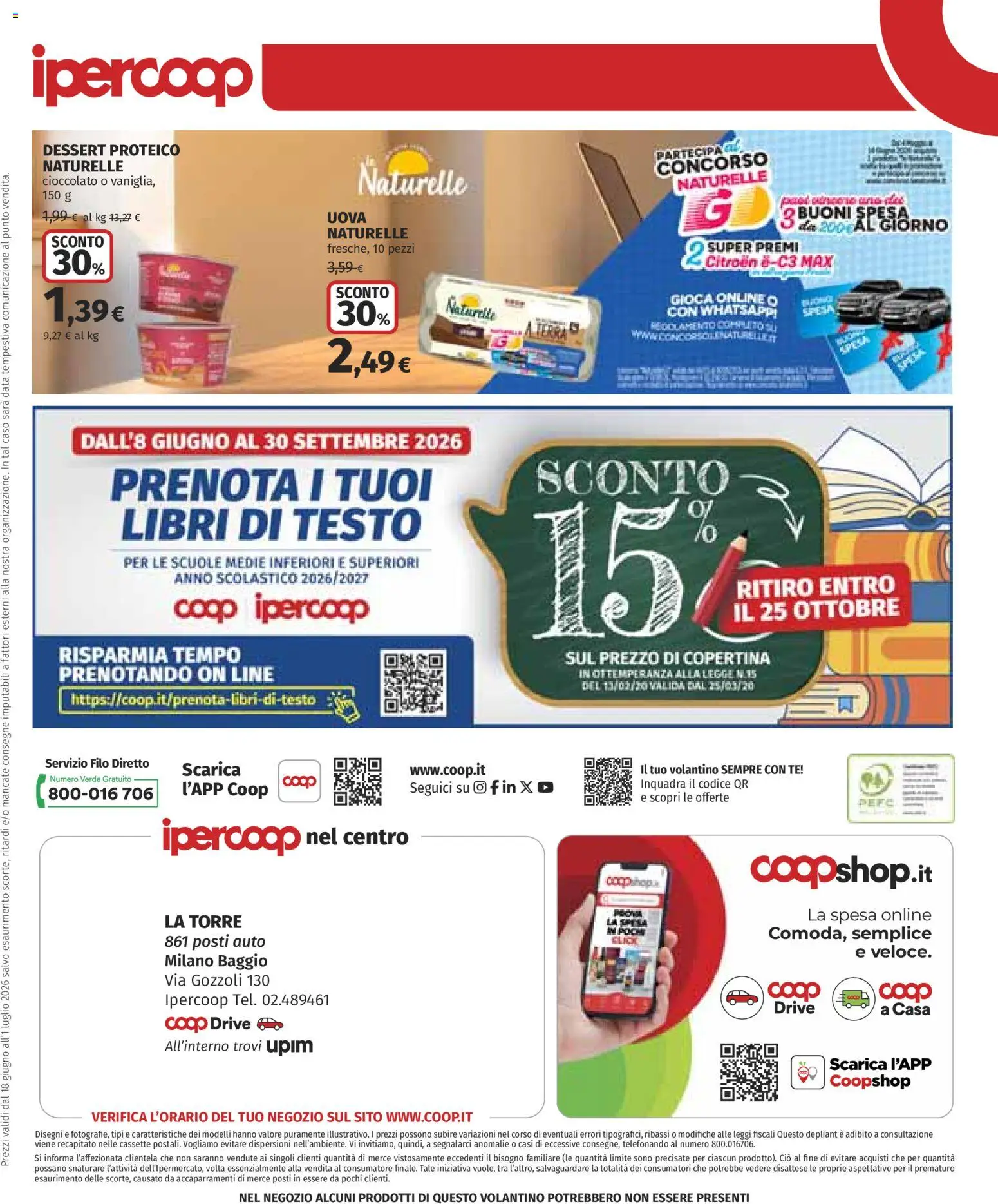 Volantino Ipercoop del 18.06.2026 | Pagina: 42 | Prodotti: Uova, Cioccolato, Tè, Data