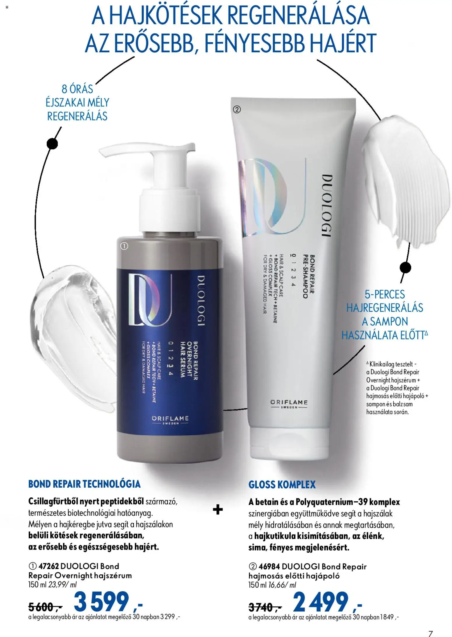 Oriflame akciós ujság - amely érvényes a következő dátumtól: 2026.08.19. | Oldal: 7 | Termékek: Sampon