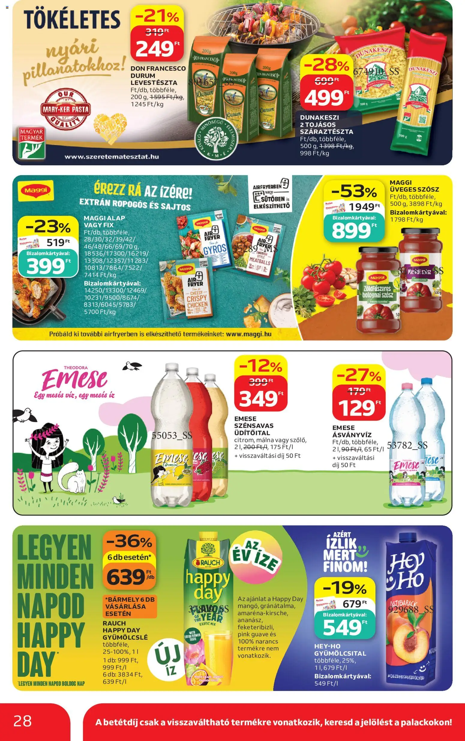 Auchan akciós ujság - amely érvényes a következő dátumtól: 2026.08.13. | Oldal: 28