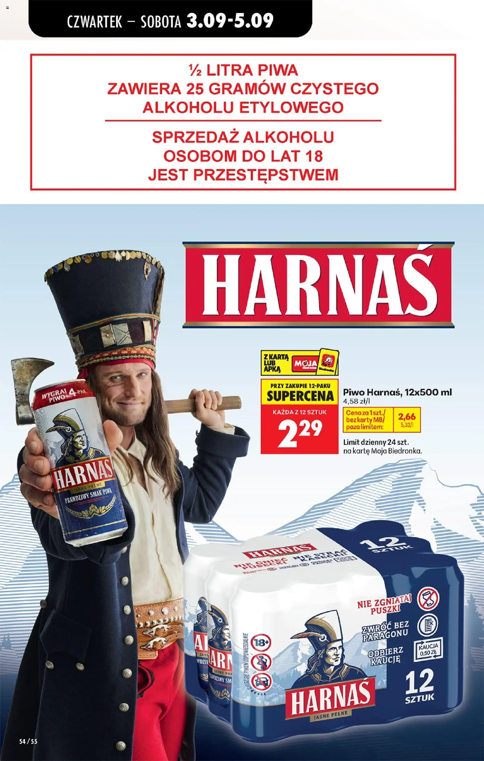 Biedronka Polsko leták - Codziennie niskie ceny od 03.09.2026 | Strana: 62