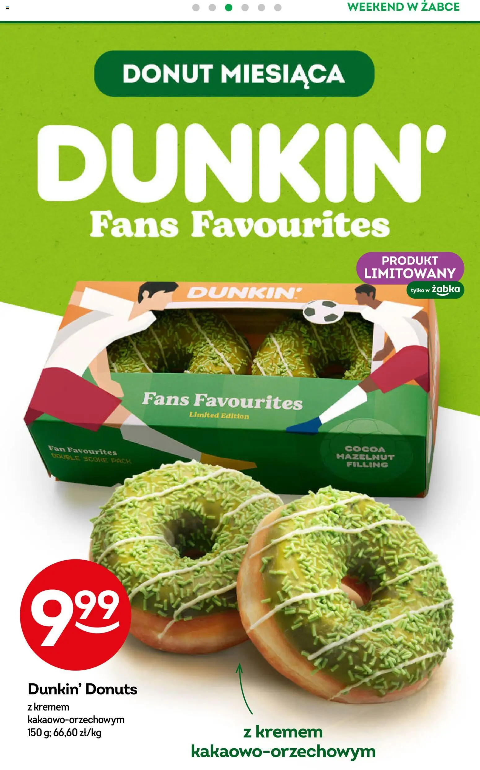 Żabka gazetka - Weekendowe promocje od 12.06.2026 | Strona: 4 | Produkty: Donut