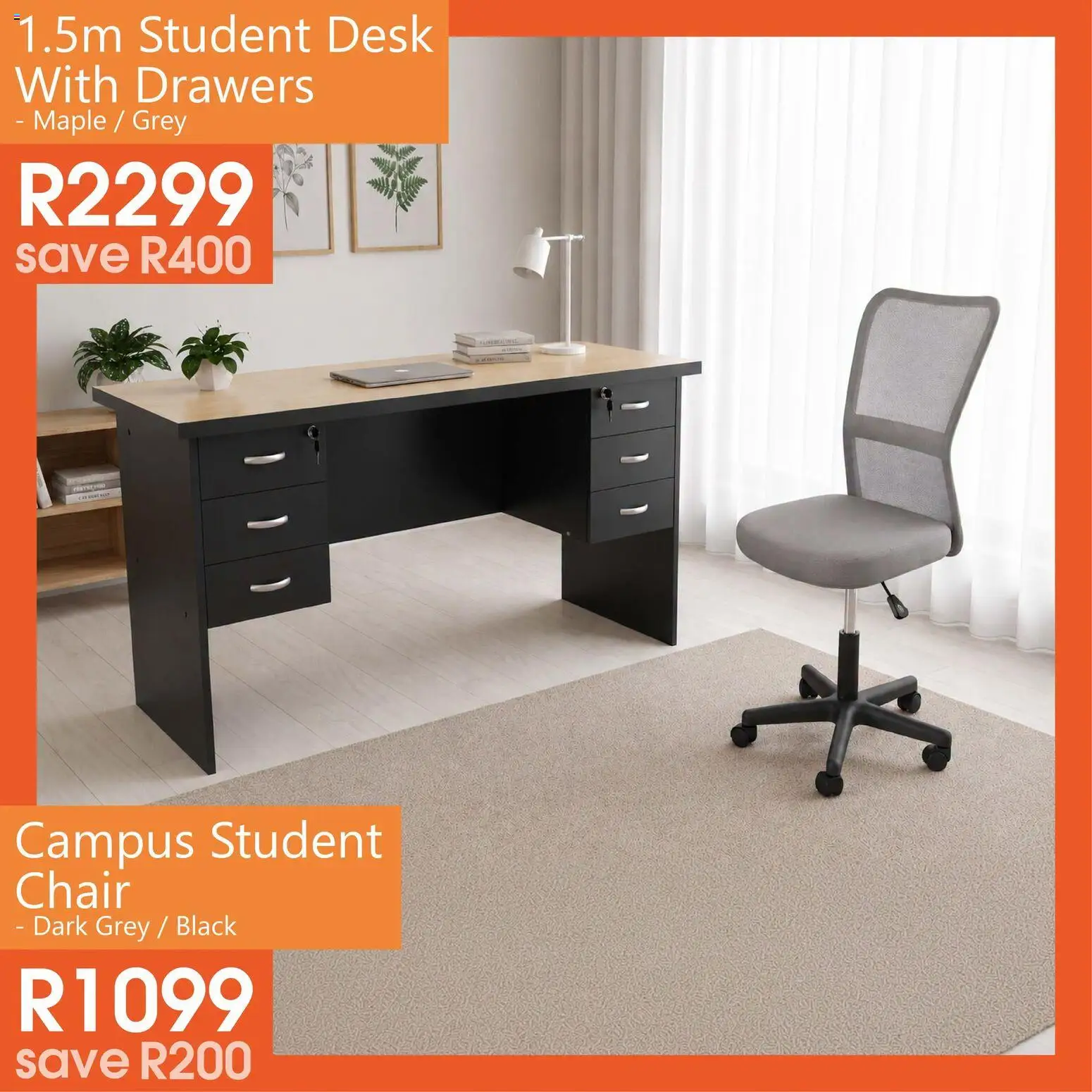 New Tafelberg Furnishers catalogue – valid from 01/07/2026 | Page: 13 | Products: Desk, Chair
