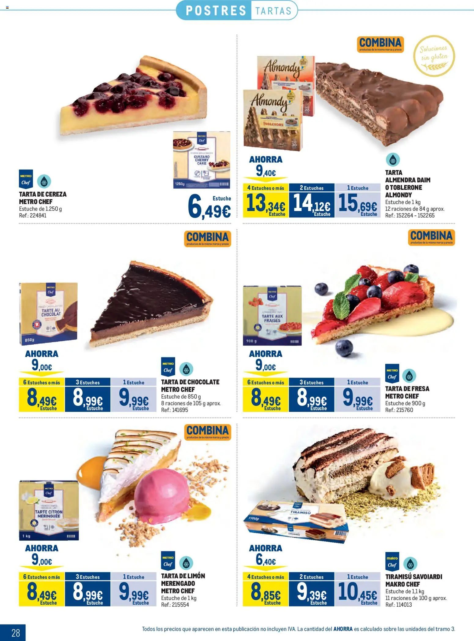 Makro Congelados Centro │ válido desde el 03/08/2026 | Página: 28 | Productos: Chocolate
