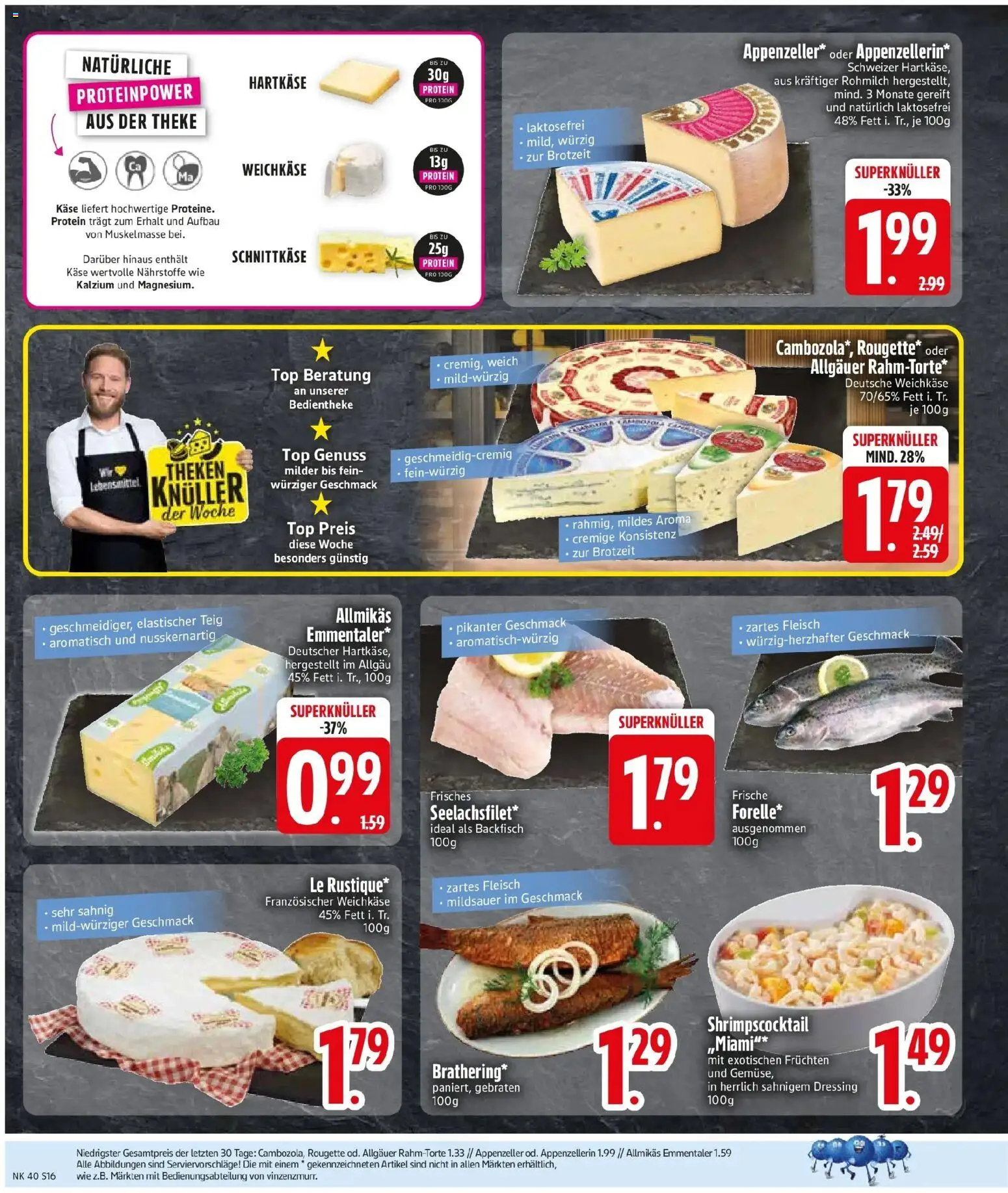 Edeka Prospekt Markt Schwaben (ab 28.09.2026) » Angebote Online | Seite: 18 | Produkte: Top, Käse, Dressing, Fleisch