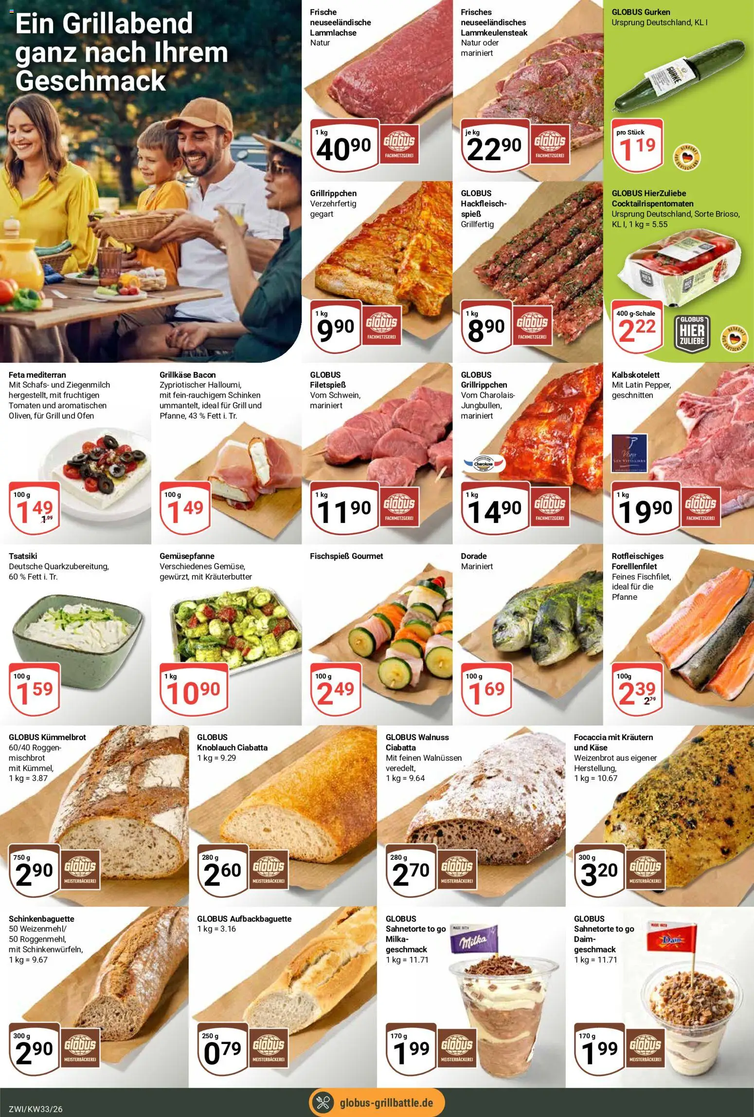 Globus Prospekt Zwickau – gültig ab 10.08.2026 | Seite: 17 | Produkte: Feta, Käse, Tomaten, Gurken