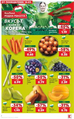 Преглед на Кауфланд Cедмична брошура - Офертите са валидни от 14.09.2026 | Страница: 2