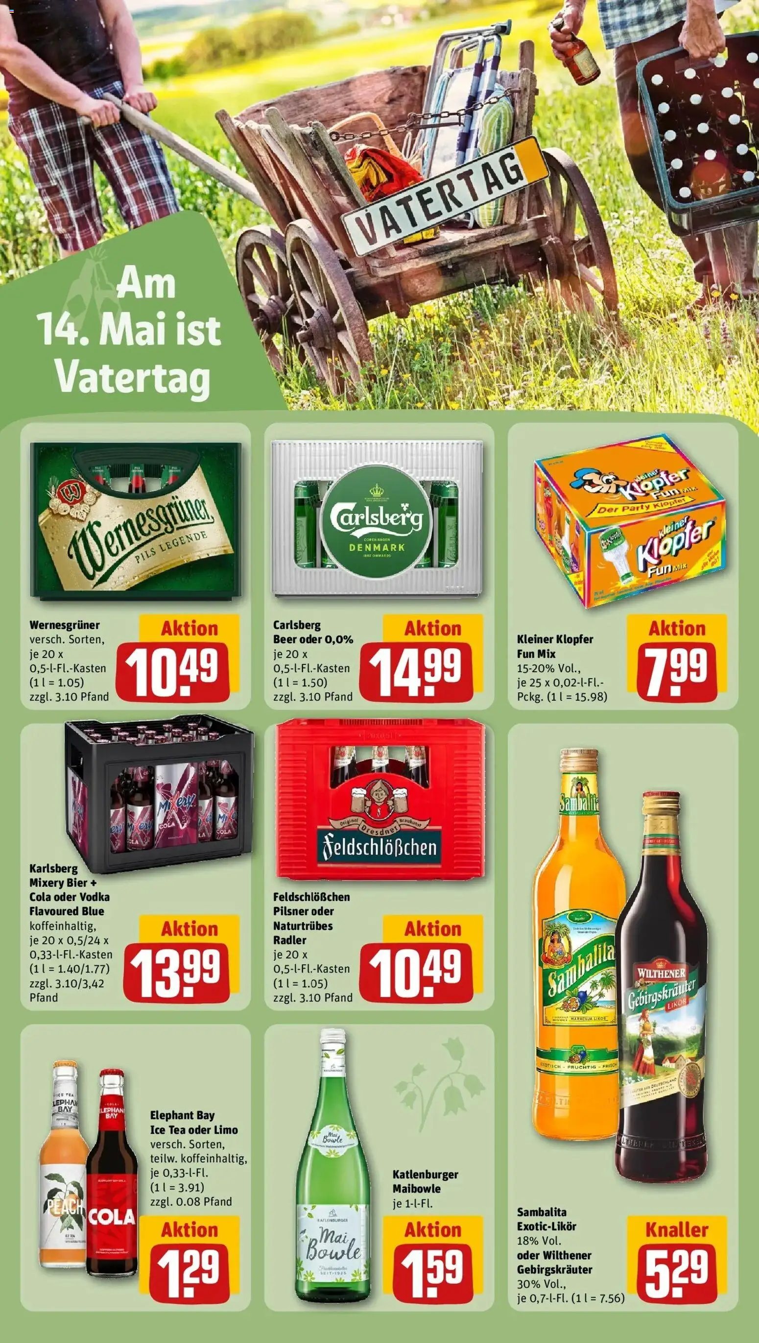 Rewe Prospekt Berlin / Tiergarten	 – gültig ab 04.05.2026 | Seite: 20 | Produkte: Cola, Wilthener, Likör, Radler