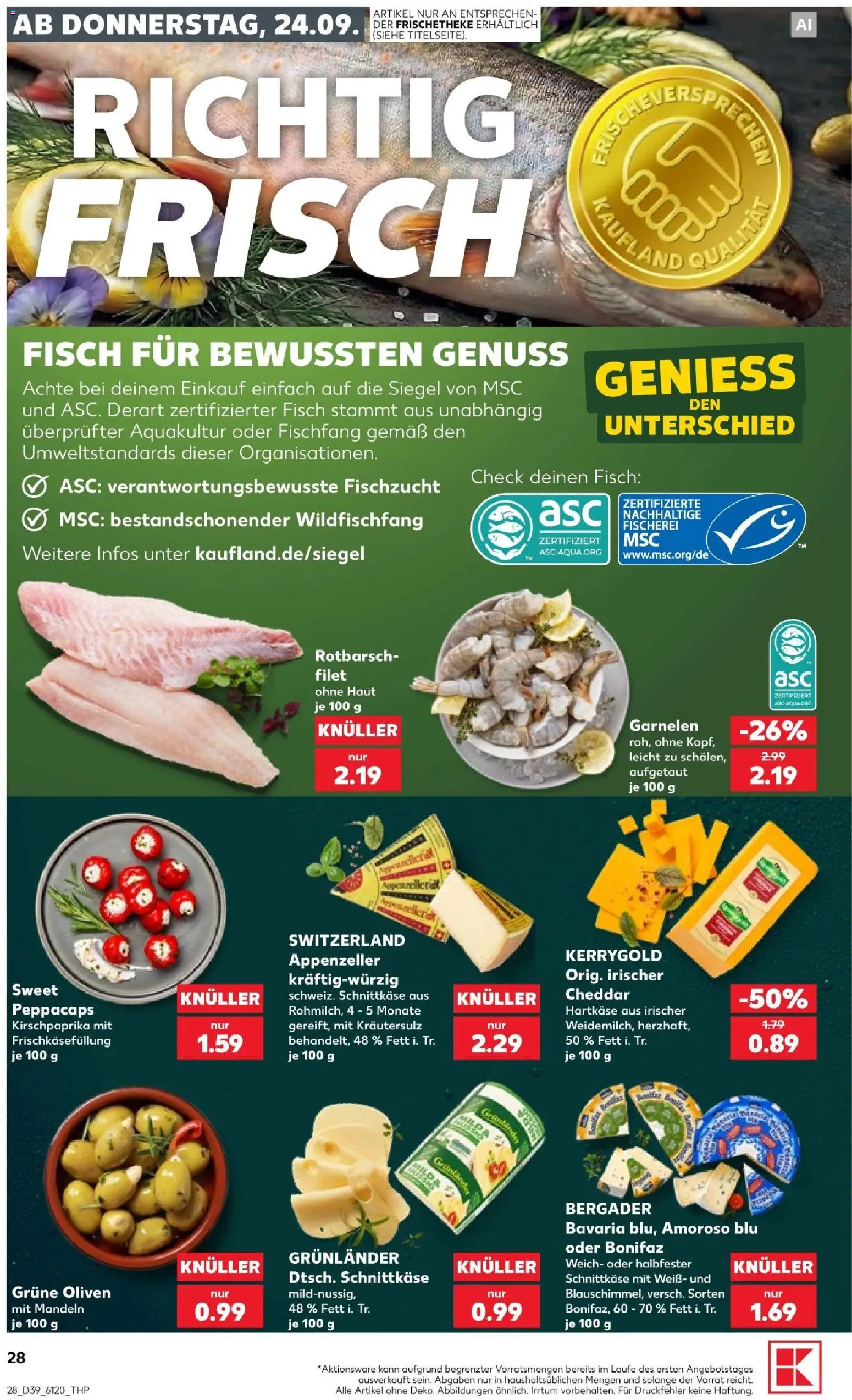 Kaufland Prospekt Bremen – gültig ab 24.09.2026 | Seite: 30 | Produkte: Rinderbraten, Grill, Champignons, Hackfleisch