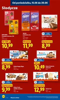 Pogląd oferty "Kinder Kinderini, ciasteczka, Chocolate biscuits with milk filling" - ważna od 15.06.2026 | Strona: 86