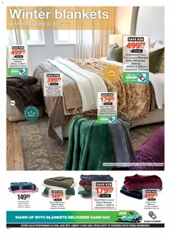Checkers specials catalogue – valid from 20.04.2026 | Page: 2 | Products: Blankets, Blanket, Tap