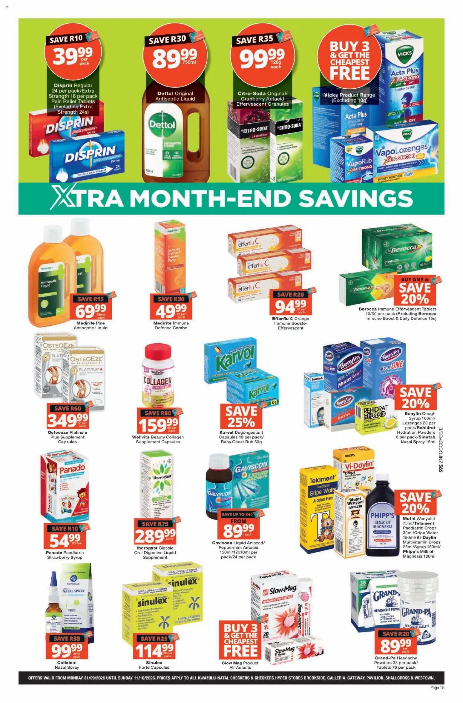 New Checkers catalogue – valid from 21/09/2026 | Page: 15