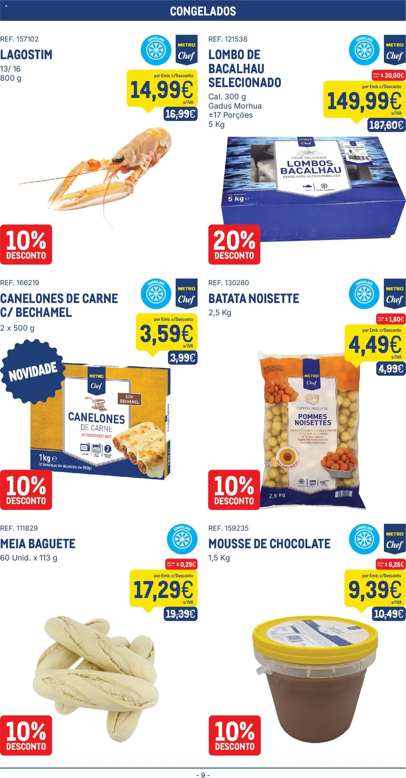 Makro folheto │ válido de 16.06.2026 | Página: 9 | Produtos: Batata, Chocolate, Carne, Pá
