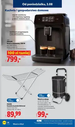 Pogląd oferty "VILEDA Suszarka na pranie Universal, Suszarka na pranie Universal, łączna dł. linek: 18 m, rozłożona: 180 × 55 × 108 cm" - ważna od 03.08.2026 | Strona: 24