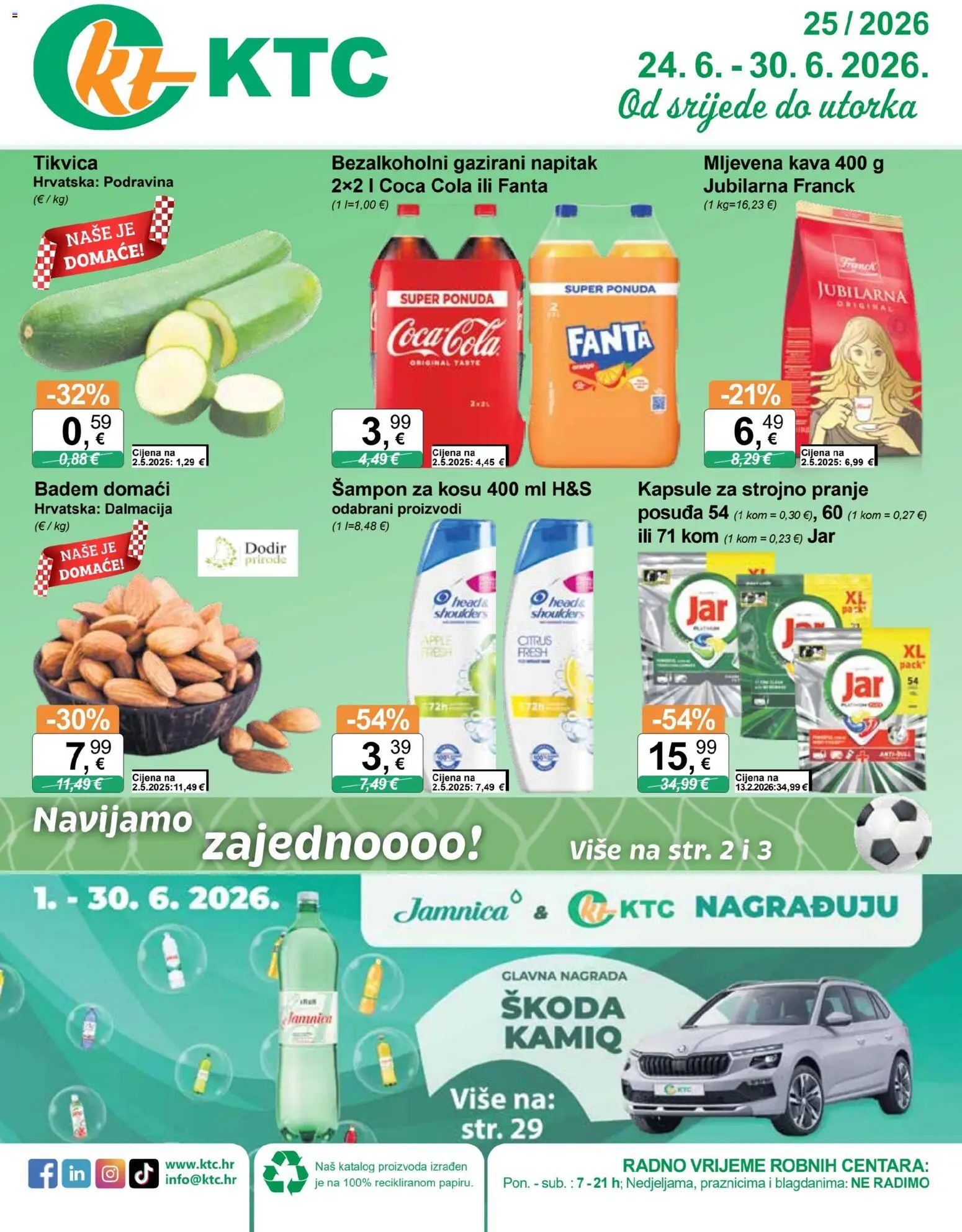 KTC katalog | vrijedi od 24.06.2026 | Stranica: 1