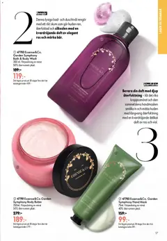 Oriflame erbjudanden 09/26 - Förhandsvisning av reklamblad från butik Oriflame aktuell från 24/06/2026 | Sida: 17 | Produkter: Body butter, Doft, Mask, Matta