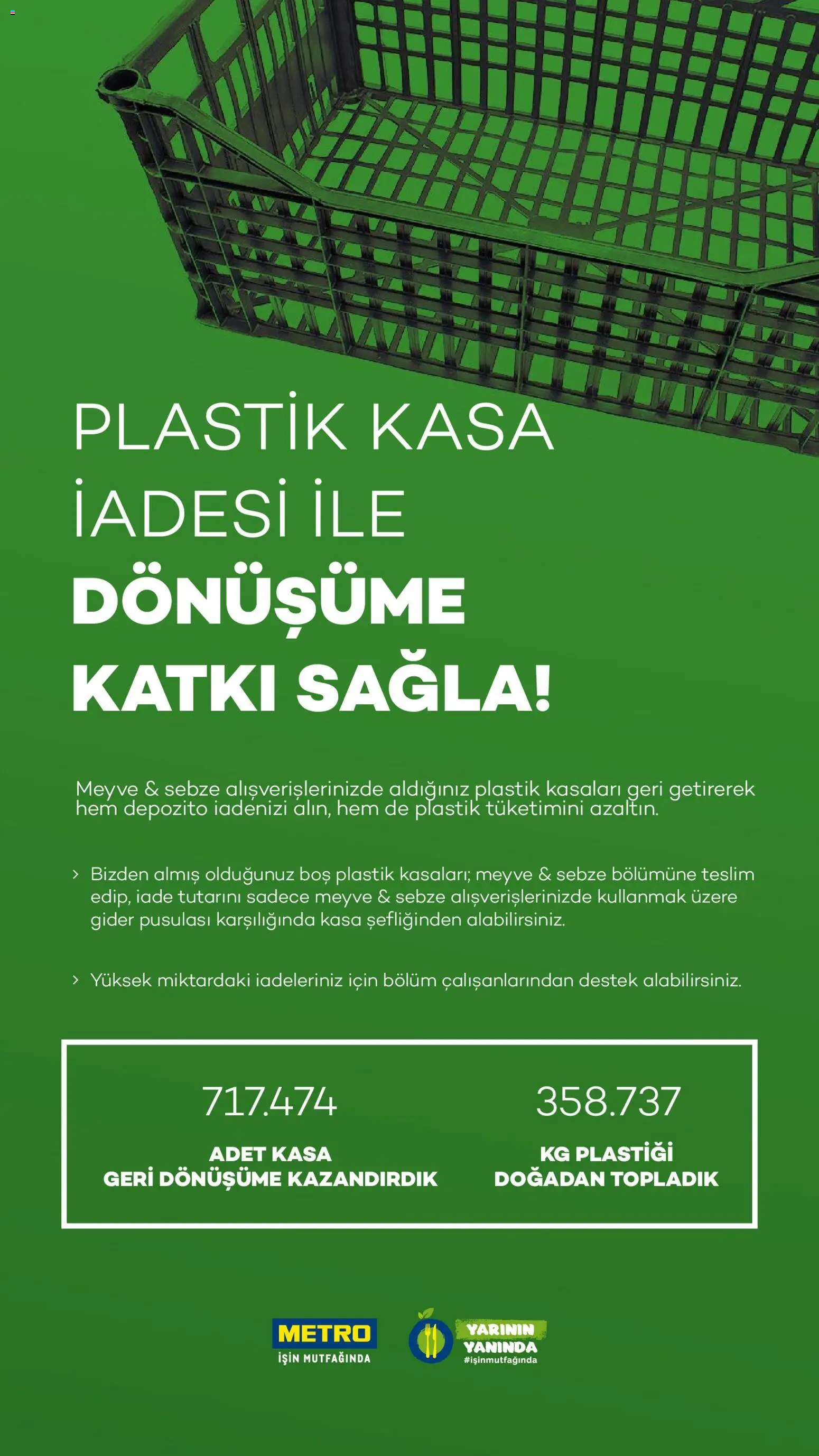Metro Sürdürülebilir Ürünler Kataloğu - 14 Ekim 2026 tarihinden itibaren geçerlidir | Sayfa: 11 | Ürünler: Sebze, Meyve, Kasa