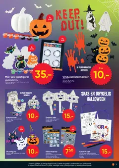 Bigdollar - Tilbud - Halloween gyldig fra 22/09/2026 | Side: 7 | Produkter: Maske, Skab, Maling
