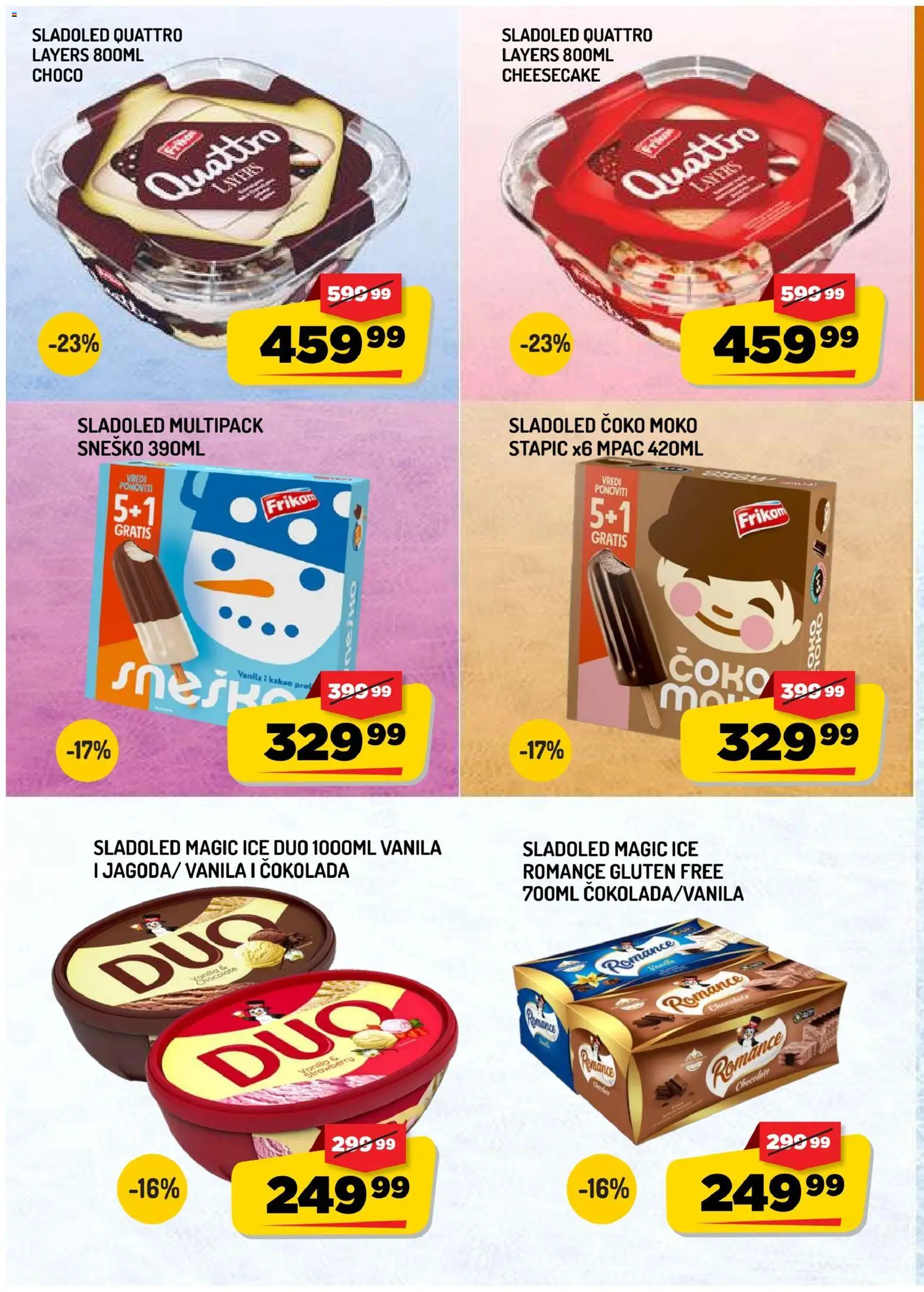 Aman katalog - važi od 11.09.2026 | Strana: 4 | Proizvode: Kakao, Sladoled, Vanila, Čokolada