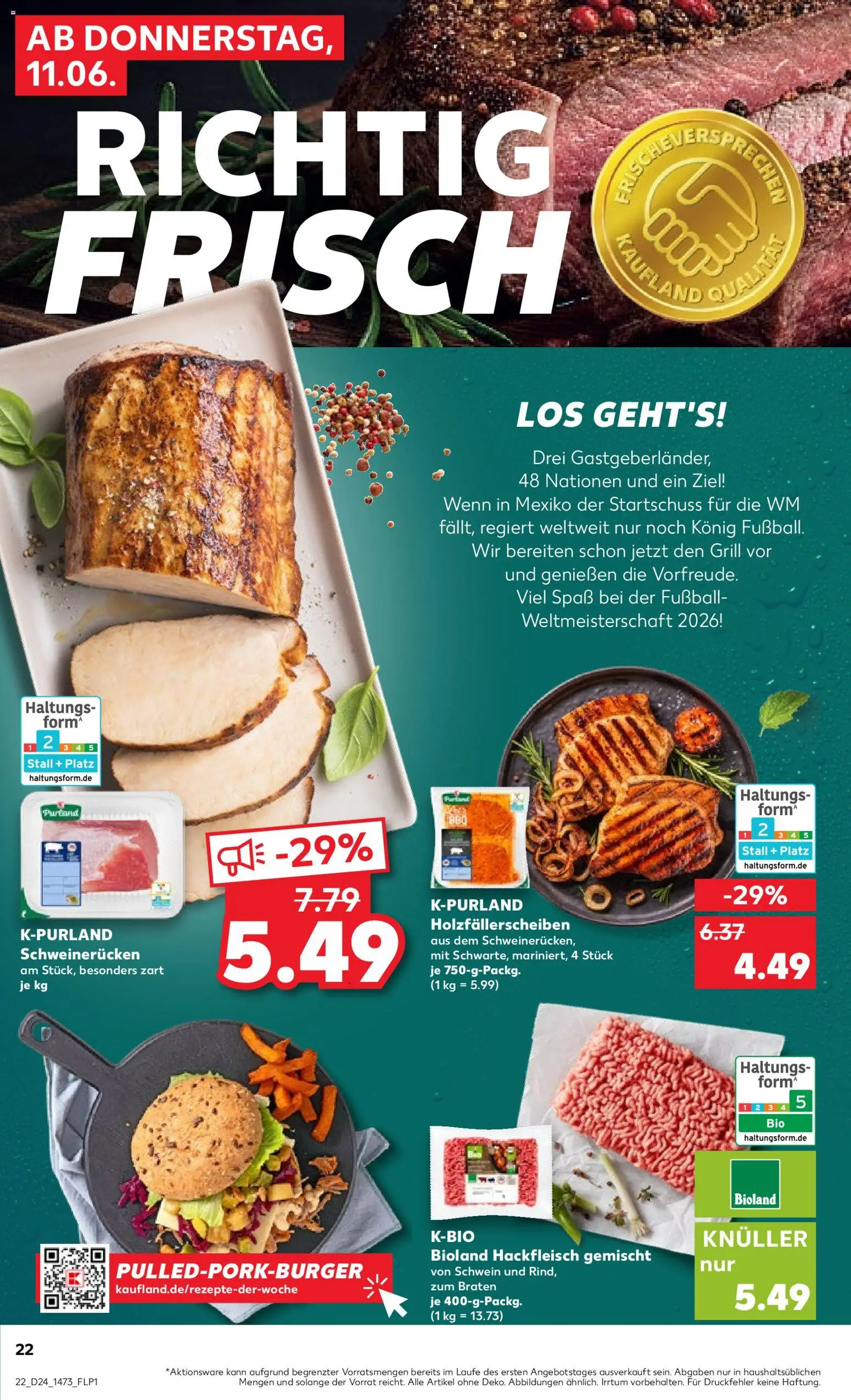 Kaufland Prospekt | 11.06.2026 | Wie erhält man einen begrenzten Rabatt? | Deutschland