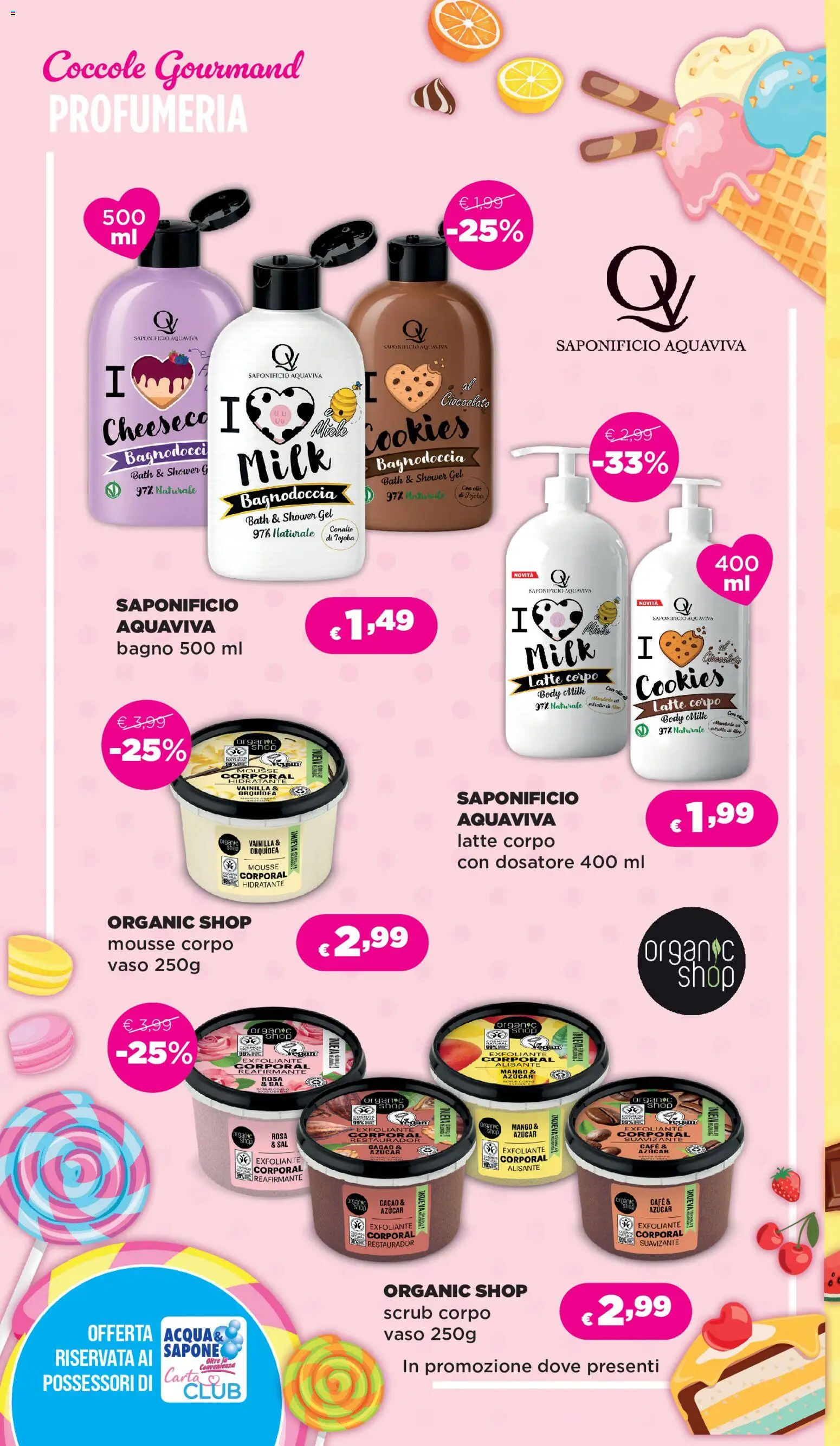 Volantino Acqua e Sapone del 18/06/2026 | Pagina: 6 | Prodotti: Sapone, Mandorle, Bagno, Vaso