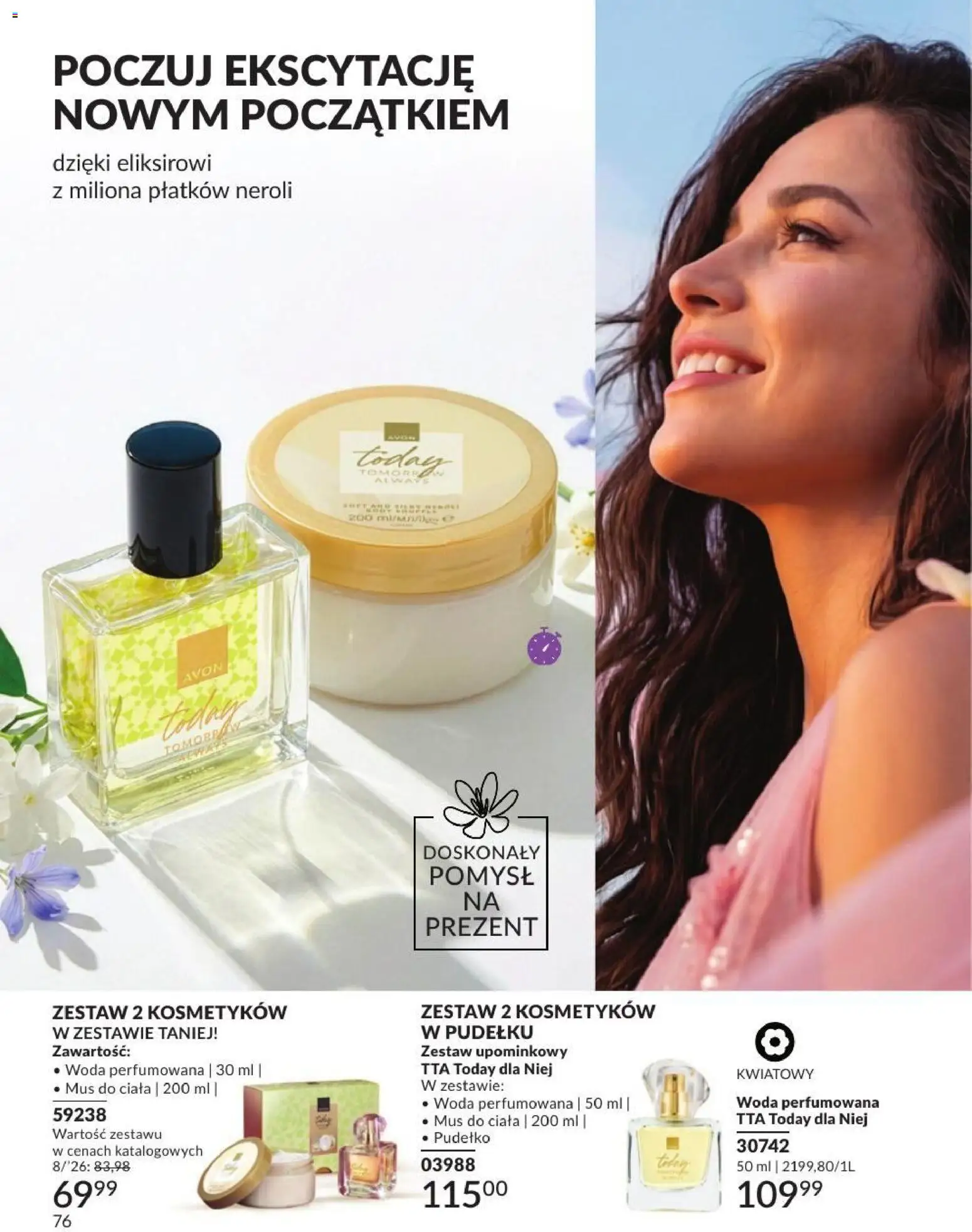 Avon Katalog 8 2026 od 01.08.2026 | Strona: 76 | Produkty: Pudełko, Woda