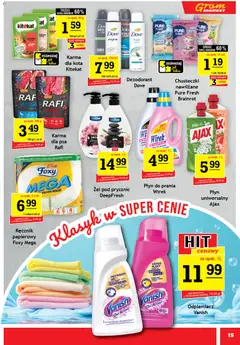 Pogląd oferty "Gram Market gazetka" - ważna od 20.05.2026 | Strona: 15 | Produkty: Vanish, Wołowina, Żel pod prysznic, Odplamiacz