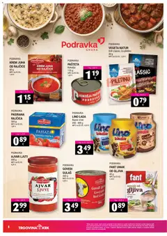 Trgovina Krk Katalog - Pregled kataloga iz trgovine Trgovina Krk, vrijedi od 16.09.2026 | Stranica: 8 | Proizvodi: Ajvar, Juha, Grill, Lino
