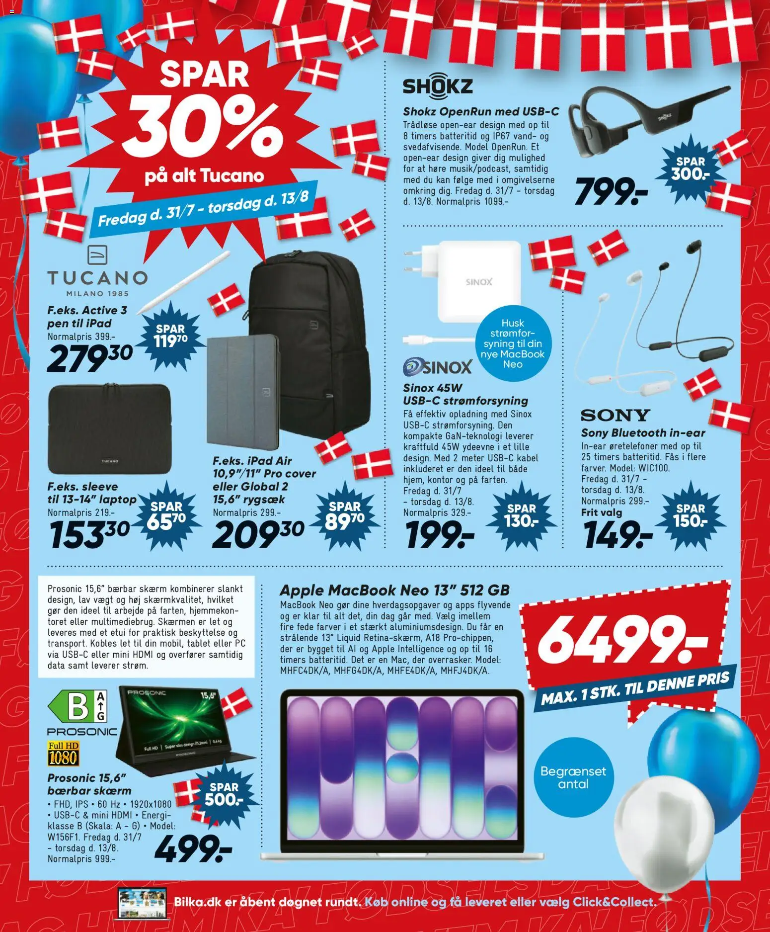Bilka tilbudsavis – gyldig fra 31/07/2026 | Side: 38 | Produkter: Skærm, Tablet, PC, Kabel