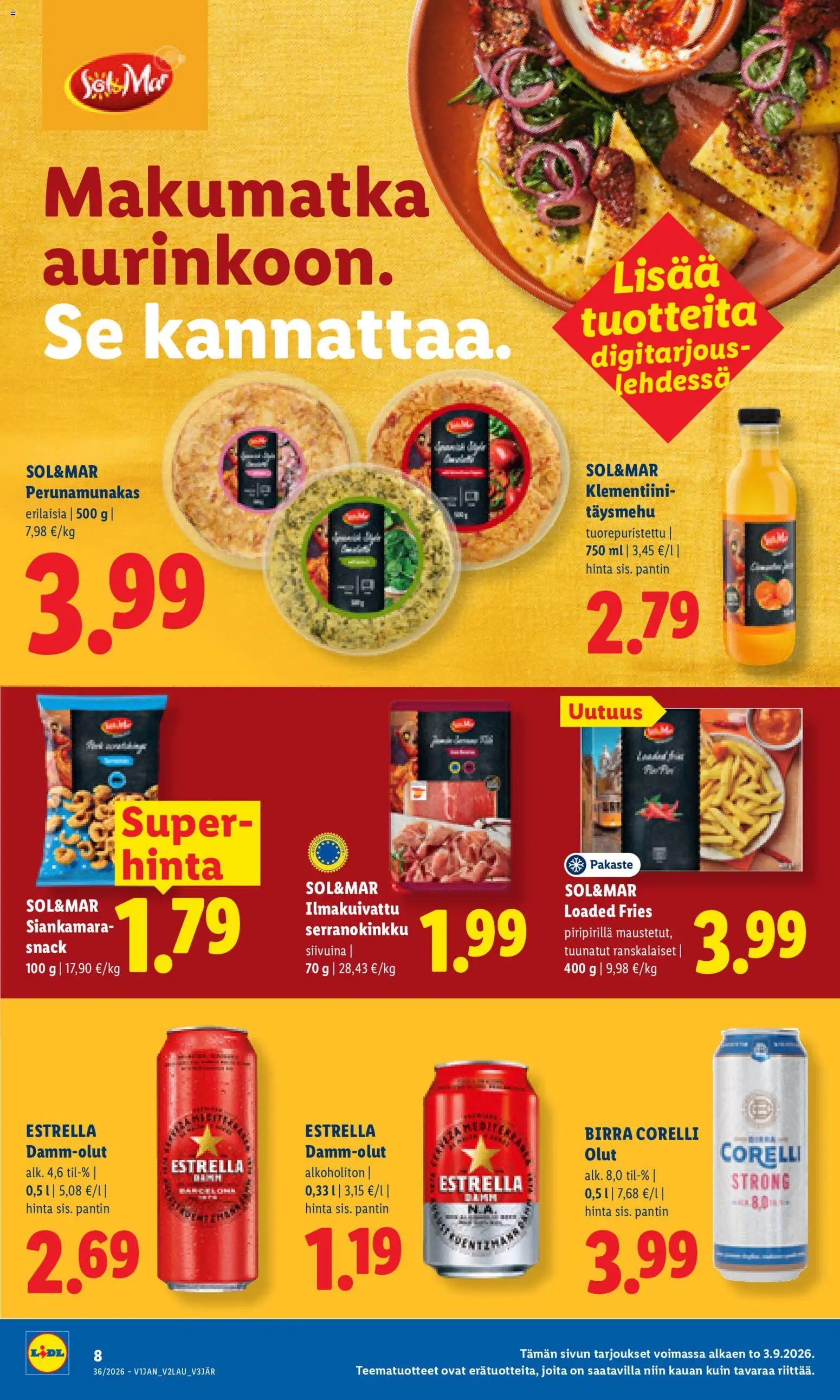 Lidl tarjoukset - Tampere – voimassa 03/09/2026 alkaen | Sivu: 8